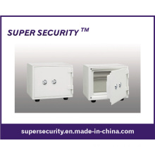 Small White Steel Home/Office Key Lock Safe (SJD25)